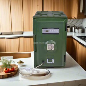 Boîte de transport alimentaire électrique isolée empilable, boîte de <span class=keywords><strong>service</strong></span> de traiteur, réchaud de 130 L - Product Image 1