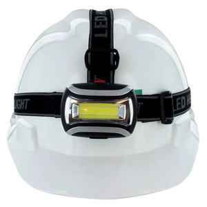 200LM COB <span class=keywords><strong>LED</strong></span> đầu đèn lồng khai thác mỏ khô đèn pin mini nhựa 3AAA ngọn đuốc cắm trại săn bắn đi bộ đường dài đèn pha chạy đèn pha - Product Image 2