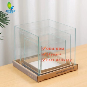 Jeneca Ultra-Clear Glass Anfibio Fish Tank Acuario 500L Ecológico Moderno Living Room Box - Product Image 1