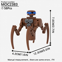 Juego de Bloques de Construcción de Droides Camaleón de Guerra Espacial, Kits de Bricolaje, Ladrillos MOC, Juguetes para Niños, Mould King MOC2383