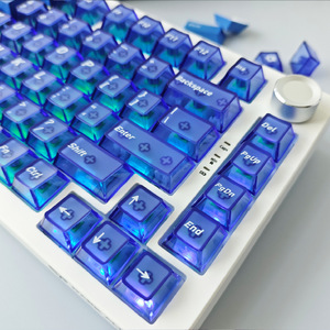 Teclas translúcidas Dark Alien Pc Fog, material Pbt Pc, sublimación en caliente, juego completo para teclado mecánico universal, inglés - Product Image 4