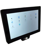 Kiosque tactile Android 10,1 pouces avec lecteur de code QR, montage mural, vérificateur de prix pour supermarché