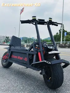 2023 nouveau BEGODE Extreme BULL K6 moto de ville électrique 13 pouces K6 Scooter électrique 3500W * 2 vitesse du moteur 115 km/h tension 134V