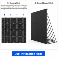 Pantalla LED P2.9 de Alquiler para Interiores, Conexión Fija, Alta Frecuencia de Actualización, Panel LED de Montaje Rápido para Proyectos de Alquiler en Escenarios Interiores