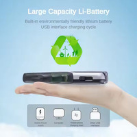 Bolígrafo láser de fibra óptica portátil, equipo de fibra óptica FTTH VFL, 20MW, recargable, 20KM, FC, 650nm