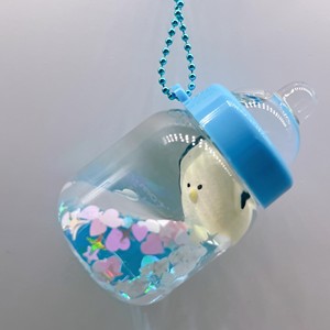 Mới Nhật Bản Yell Đôi Mắt Nhỏ Oyster Nổi Chai Búp Bê Mặt Dây Chuyền 5.8Cm Túi Mặt Dây Chuyền - Product Image 4