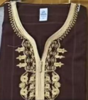 Nouvelle tenue musulmane de style qatari à manches longues avec pantalon pour homme, ensemble abaya