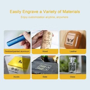 Grabador láser de diodo, máquina cortadora de tallado de escritorio CNC DIY, impresora láser 3D <span class=keywords><strong>para</strong></span> máquina de madera de plástico, <span class=keywords><strong>grabadora</strong></span> de vidrio - Product Image 2