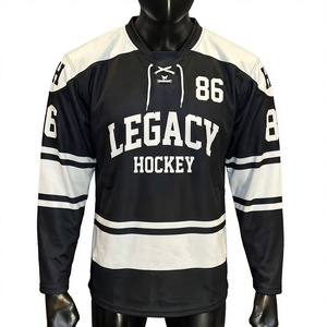Jersey de Hockey sobre Hielo Personalizado con Bordado Profesional de Poliéster de Secado Rápido al Mejor Precio - Product Image 6