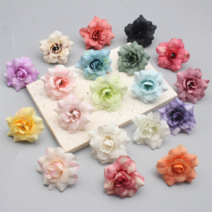 Cabezas de Rosas Artificiales Puntiagudas, Rosas Falsas de Seda para Manualidades, Cajas de Regalo, Decoración de Paredes de Flores y Coronas - Product Image 3
