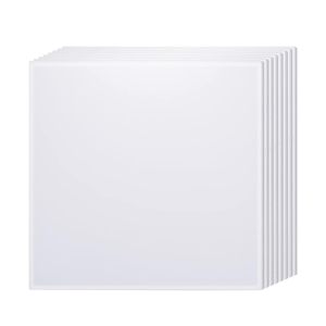 Láminas de Acrílico en Blanco para Sublimación 600*400mm al por Mayor Blancas para Corte Láser Acrílico para Sublimar Blanco por una Cara - Product Image 1
