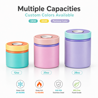 Nayad, boîte à lunch isotherme en acier inoxydable 304 de 12 oz, pour enfants, retour à l'école, anti-fuite, boîte à lunch thermique OEM