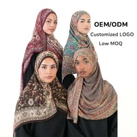 Nouveau Hijab Premium Sharut pour Femmes Musulmanes – Foulard Léger, Doux et Respirant, Élégant en Pashmina Imprimé Pashmodal Modal