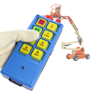 Télécommande radio pour palan électrique à vitesse unique à 6 touches en plastique et silicone de marque réputée - Product Image 2