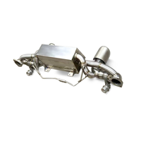 Silenciador Catback Valvetronic de Acero Inoxidable T304 para Porsche 718 GT4, Escape GTS 4.0L 2019-2023, Mejora de Rendimiento para Autos de Carreras