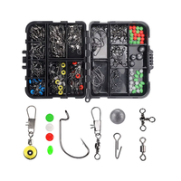 159 pièces accessoire de pêche Combo Kit d'accessoires de pêche Tackle Box Fishing Set