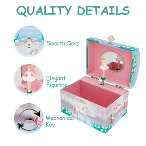 Caja Musical <span class=keywords><strong>de</strong></span> Joyería con Diseño <span class=keywords><strong>de</strong></span> Unicornio Clásico y Elegante <span class=keywords><strong>de</strong></span> Jakos Factory - Regalo Perfecto para <span class=keywords><strong>Cumpleaños</strong></span>, Navidad y Festividades para Niñas - Product Image 3