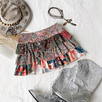 Nouvelle arrivée, robe mini sexy pour femmes, imprimé numérique, dos nu, au-dessus du genou, style de fête, décontractée, vacances/plage