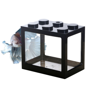 Aquarium <strong>Fish</strong> <strong>tank</strong> for Betta Plastic <strong>Fish</strong> <strong>tank</strong> with LED Light - Product Image 2
