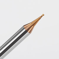 HANDERK Precio más bajo Micro Square Fresa 2 Flauta End Mill Bits Hrc60 Fresa para herramienta de corte CNC