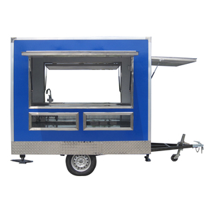 Recién llegado, camión de comida móvil callejero, carrito de viaje, camping, caravana, remolque, furgoneta, <span class=keywords><strong>bicicleta</strong></span> - Product Image 1