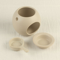 Brûleur d'encens et de cire fondue en céramique mate, style nordique, pour huiles essentielles et aromathérapie, usage domestique et hôtelier, articles décoratifs d'encens, Chine