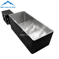 Système de Bain de Glace Commercial Portable en Acier Inoxydable Himalaya IceTech Factory OEM avec Refroidisseur pour Gym, Hôtel, Extérieur