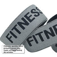 Bande élastique jacquard personnalisée 25mm en polyester gris tissé avec logo ceinture super douce pour boxers