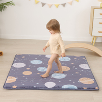 Nouveau tapis de jeu pour bébé en polaire corail, écologique, fabriqué à la machine, pour la maison, extra large, haute densité, délicat