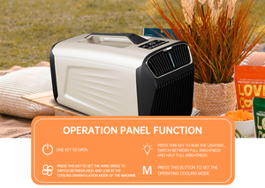 5200BTU Small Cold and Warm Portable Air <b>Conditioner</b> Solar Ac for 110V 220V Camping Air Portable Air <b>Conditioner</b> Ice Trip - Product Image 2