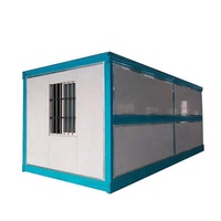 Nouvelle conception de conteneur pliable moderne de haute qualité à bas prix, structure en acier, 20 pieds, personnalisable, pour bureau, bâtiment, panneau sandwich, boutique
