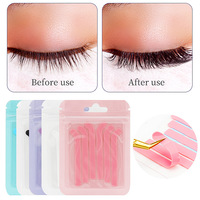 Bande de silicone multicolore pour le repiquage des cils, tampon d'isolation pour cils, outil auxiliaire pour extensions de cils, vente en gros transfrontalière