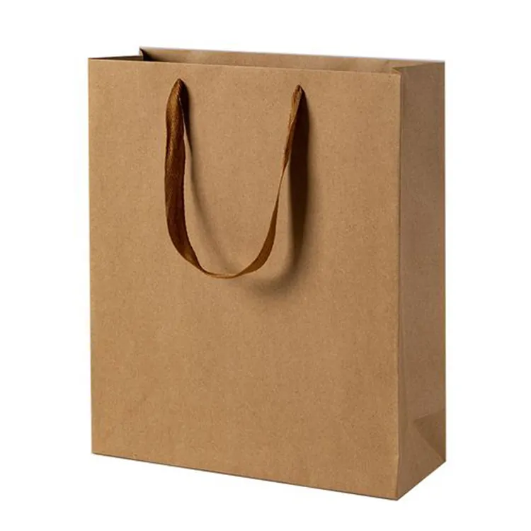 カスタム卸売大型再封可能再利用可能食品グレードスクエアボトムコーヒーギフトジップロックチャコールメーリングブラウンクラフト紙袋