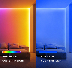 Bande lumineuse flexible RGBIC COB 5V 12V 24V 360leds 432leds 576leds 720leds 840leds Couleur changeante <span class=keywords><strong>multicolore</strong></span> pour la décoration de la chambre DIY - Product Image 5