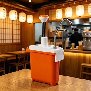 Fournitures pour restaurants de restauration rapide : Distributeur de sauce tomate et sauce chili en plastique pour hamburgers - Product Image 6