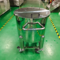 Réservoir de stockage sanitaire polyvalent en acier inoxydable 100L 200L – Conteneur non scellé à vendre