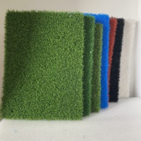 Tapis de golf artificiel en plastique écologique pour extérieur, 15 mm, garantie 5-10 ans, ignifuge, haute densité