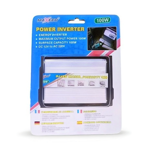 Inversor de Corriente Maxeed de 100W, de CC 12V a CA 220V, para Uso en Automóviles - Product Image 1