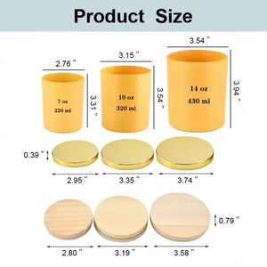 AIKUN Logo kustom kaca beraroma stoples lilin berwarna lilin kedelai <span class=keywords><strong>Aroma</strong></span> lilin wangi untuk kamar tidur relaksasi - Product Image 5