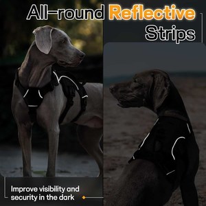 Arnés Personalizado para Mascotas, Arnés Antiescape para Perros, Ajustable, Reflectante, Sin Tirones, con Asa de Elevación y Clip para Correa, para Uso en Exteriores - Product Image 6