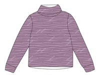 Nouvelle Arrivée Hauts Rayés à Col Montant et Manches Longues pour Petites Filles – Idéal pour Tenues Décontractées et Scolaires – Hauts Personnalisés de Haute Qualité pour Bébés et Enfants