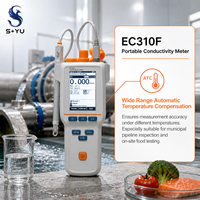 SYU EC310F 500 Sets 1-3 Points Mètre de conductivité, TDS, salinité et température ATC, Instrument d'analyse de l'eau