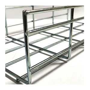 Bracket Type Cable Tray Under Desk Cable Management Tray Hot Dip Galvanized Wire Mesh basket Cable Tray