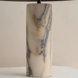 Đèn bàn đá cẩm thạch Ý hiện đại dành cho phòng khách, phòng ngủ, khách sạn hoặc văn phòng, đèn ngủ sang trọng sử dụng điện AC - Product Image 5