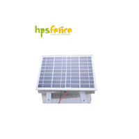 HPSFENCE 2J Zonne-aangedreven elektrische afrasteringscontroller, roestvrijstalen behuizing, waterdicht, 20KM, beveiligingscomponent voor veehouderij
