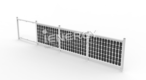 Vallas solares de jardín, valla de energía verde solar para el desarrollo del hogar, sistemas de cultivo de tierras - Product Image 2