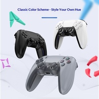 Nouvelle manette de jeu sans fil P09 avec pavé tactile, barre lumineuse, détection de mouvement, compatibilité prise audio Android/iOS/PC/Steam/PS