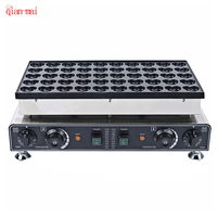 Populaire Mini coeur en forme de Poffertjes Maker 50-Hold Street Snack électrique antiadhésif Muffin & Pancake Machine tout neuf
