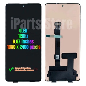 Écran de remplacement IPARTS neuf pour Xiaomi Redmi Note 12 Pro+ 5G 22101316UCP 22101316UG <span class=keywords><strong>OLED</strong></span> tactile avec châssis assemblé OEM - Product Image 2