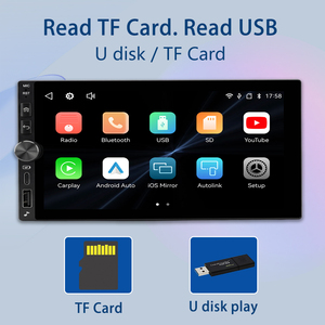 Reproductor Multimedia Universal para Auto Linux de 6.83 Pulgadas, Llamadas Manos Libres Bluetooth, Reproductor de Audio y Video con Mirror Link, Reproducción de MP3, <span class=keywords><strong>MP4</strong></span>, MP5 - Product Image 4